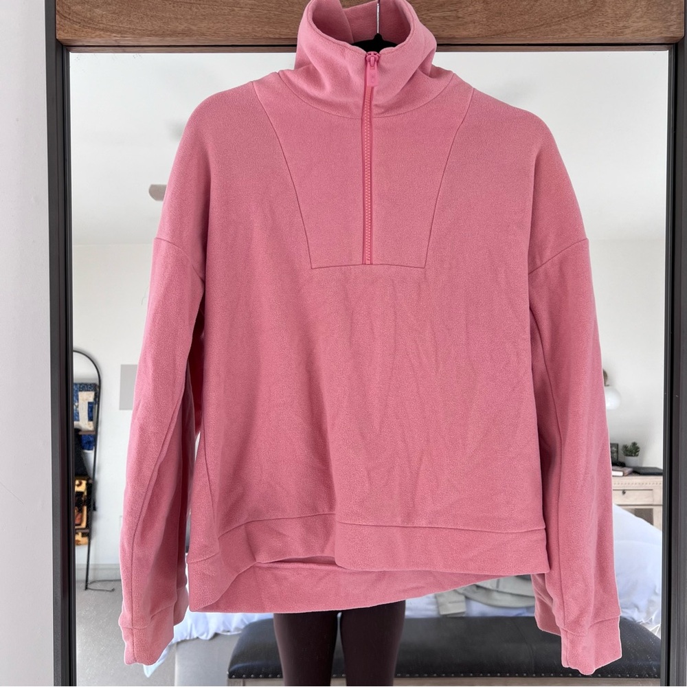 Dudley Stephens fleece quarter zip jacket